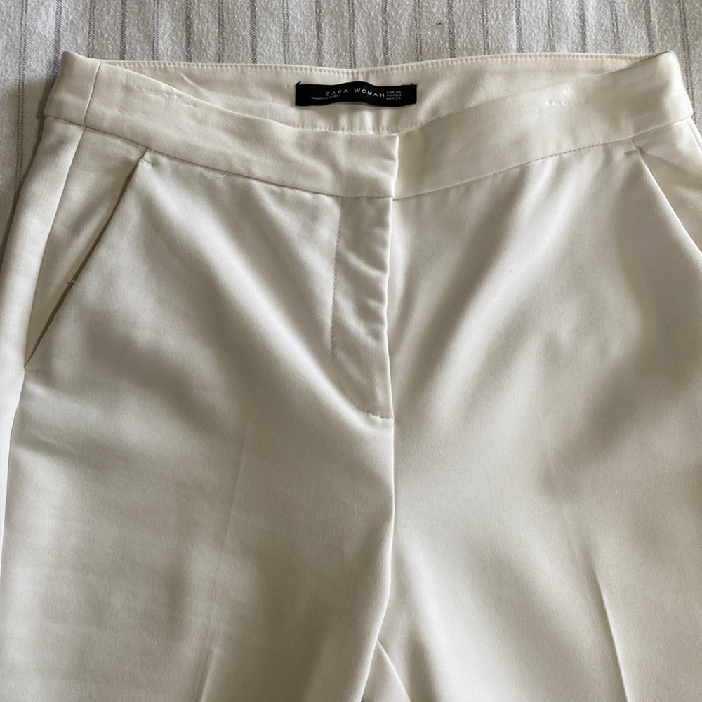White Zara pants size 4